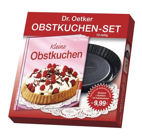 Dr Oetker Obstkuchen Set Backform Plus 48 Seitiges Backbuch Dr