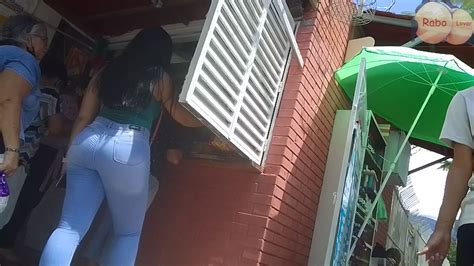 Super Hot Latina Babe W Tight Big Ass Big Boobs Shopping In The