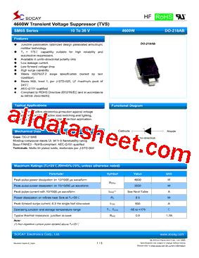 Sm S Ae Datasheet Pdf Socay Electornics Co Ltd