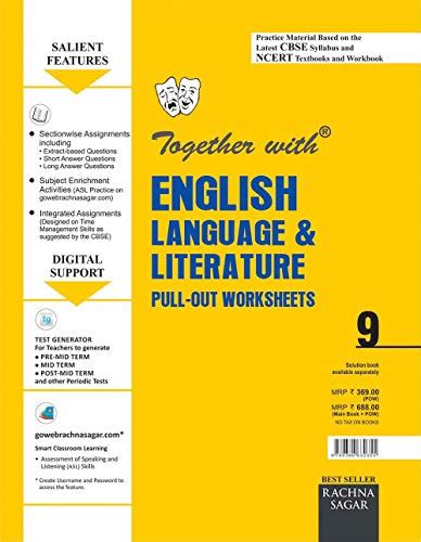 Together With CBSE English Language Literature Pull Out Worksheets