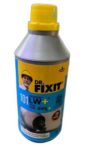 101 Dr Fixit Pidiproof LW Liquid Waterproofing Compound Packaging