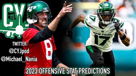 How Many Tds Will A Rod Have 2023 Ny Jets Offensive Stat Predictions