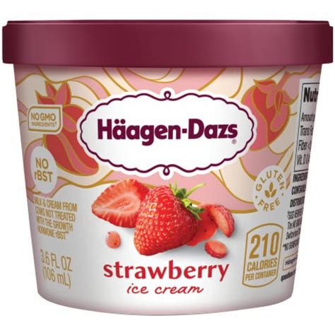 Haagen Dazs® Strawberry Ice Cream Cup, 3.6 oz - Ralphs