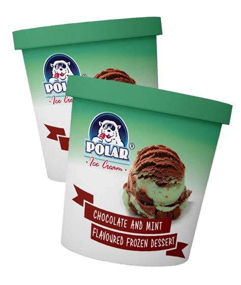 Polar 500ml Tub Chocolate Mint Box Of 12 Ice Cream Queen