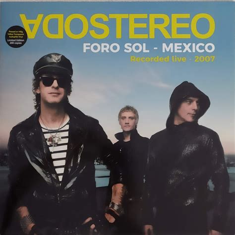 Soda Stereo Foro Sol Mexico Releases Discogs