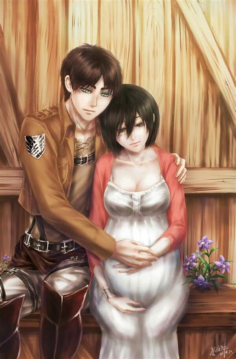 Pin By Yahola On A {eren X Mikasa} Eren And Mikasa Attack On Titan