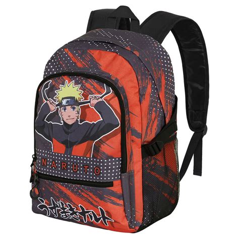 Conjunto Escolar Naruto Mochila lancheira porta lápis triplo