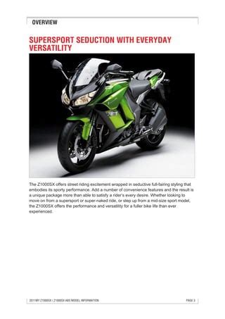 2011 Kawasaki Z1000SX PDF