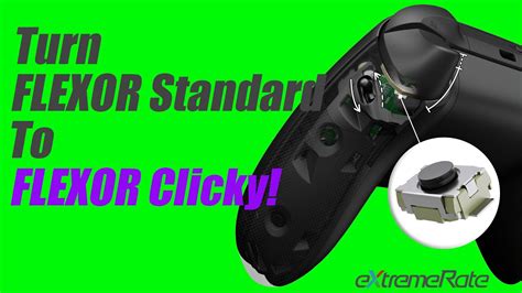 How To Turn Xbox Series X S Controller Flexor Standard Side Rails To Flexor Clicky Extremerate