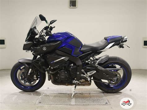 Купить б у Yamaha MT 10 инжектор 6 передач в Москве синий naked bike 2018 года на Авто ру ID