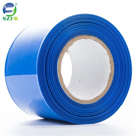 PVC Blue PVC Heat Shrink Pipe China Heat Shrink Tube And Heat Shrink Wrap