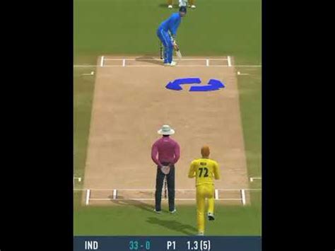 Ball Six And Four Ind Vs Aus Match Real Cricket Gameplay