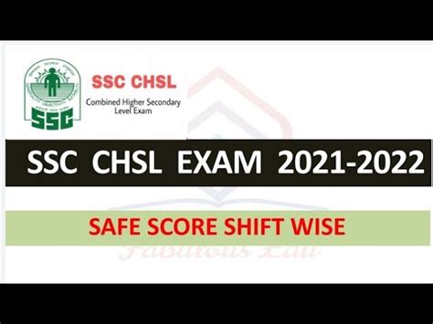 Ssc Chsl Safe Score Tier Shift Wise Analysis Easiest