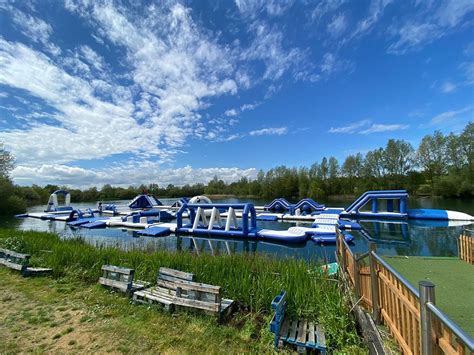 Aqua Splash Inflatable Water Park in Hertfordshire | Redricks Lakes ...