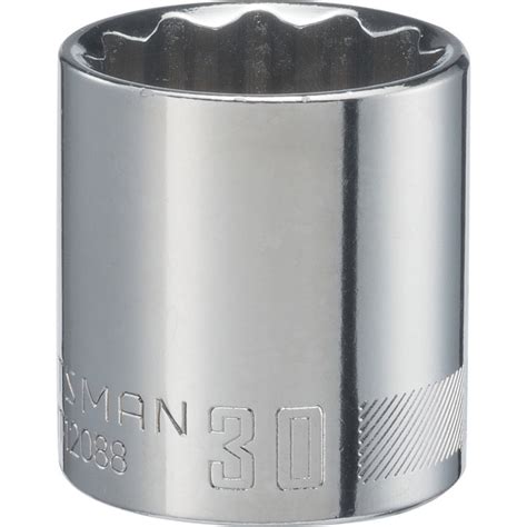 Craftsman Point Shallow Socket Steel Drive Mm X In