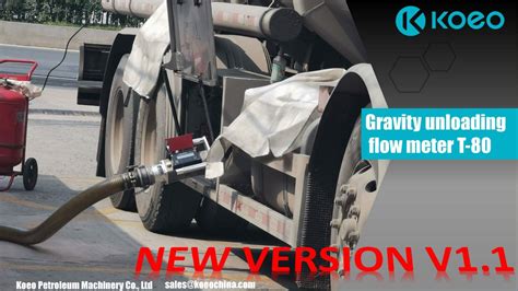 Koeo New Release Gravity Unloading Flow Meter T 80 New Version V1 1