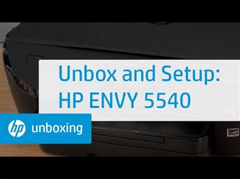 HP ENVY 5540 All-in-One Printer series Setup | HP® Support