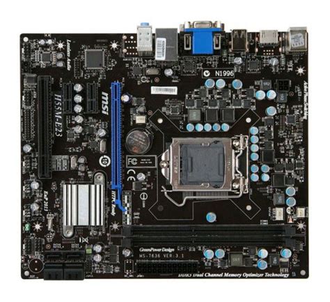 Характеристики Материнская плата MSI H55M-E23, LGA 1156, Intel H55 ...