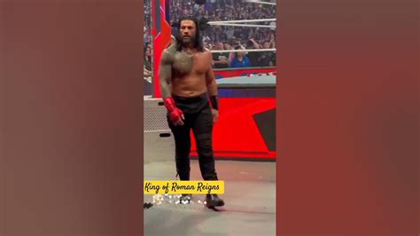 Roman Reigns King Wwe Viral Shorts Video Trending Youtube