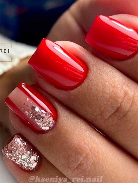 Red Acrylic Nail Ideas Best Red Acrylic Nail Designs Of