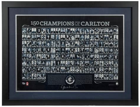 Carlton Football Club John Nichols Signed 150 Years Of Sporting