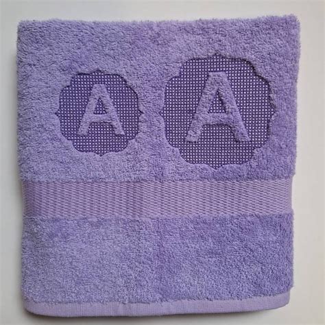 Embossed Machine Embroidery Alphabet, Monogram Towel Font, 5 Sizes, A-Z ...