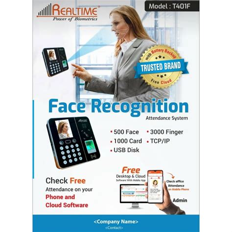 Realtime Biometric Attendance Machine Face Recognition At Rs In