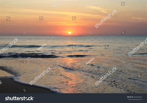 Sunset Jimbaran Beach Bali Island Indonesia Stock Photo 690542863 | Shutterstock