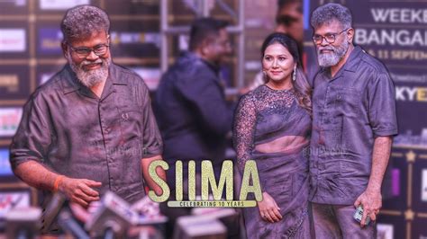 Pushpa 2 Director Sukumar with wife Thabitha arrives at SIIMA Awards 2022 | 4K Video - YouTube