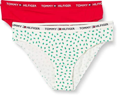 Tommy Hilfiger Tommy Hilfiger M Dchen P Bikini Print Unterw Sche Bikinis Amazon De Bekleidung