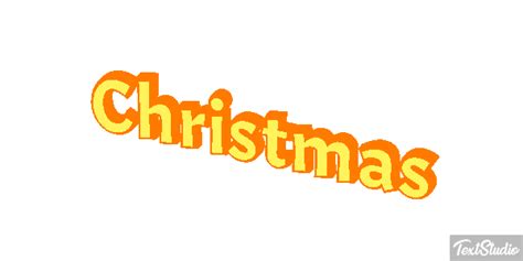 Christmas Word Animated  Logo Designs