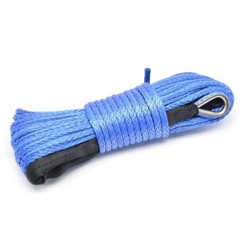 12mm UHMWPE Synthetic Winch Rope 40m With Hook For 4X4 Off Road ATV