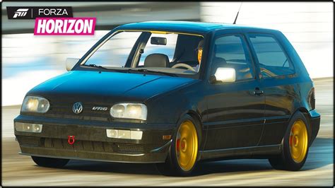 FORZA HORIZON 4 TUNANDO VW GOLF MK3 1998 GTI VR6 YouTube