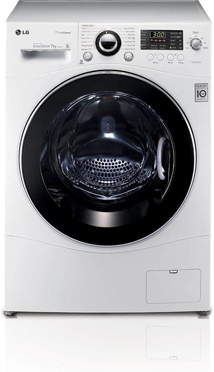 LG F1480QDS 1400rpm 7kg Steam Direct Drive Washing Machine White ...