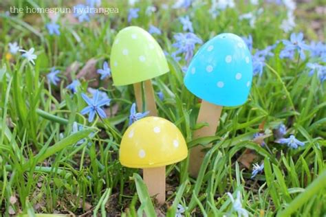 Upcycled Egg Diy Fairy Garden Mushrooms Tutorial