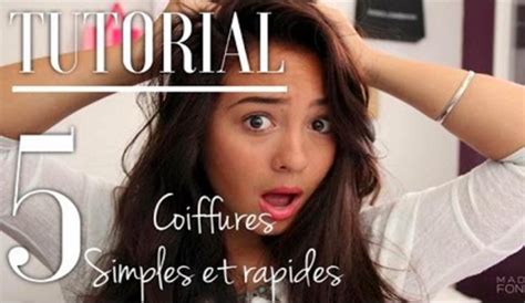 5 Coiffures Simples Et Rapides Pour Cheveux Gras Coiffure Simple Et