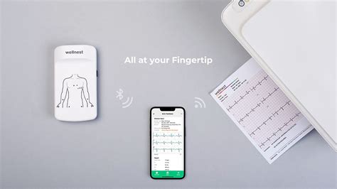 Wireless 12l Pro Wireless Ecg Machine Ecg Belt Wellnest