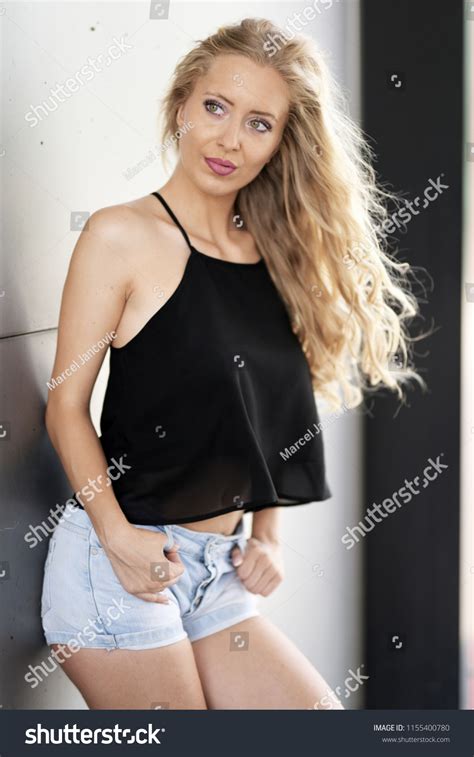 Sexy Blonde Outdoor Portrait Stock Photo Shutterstock