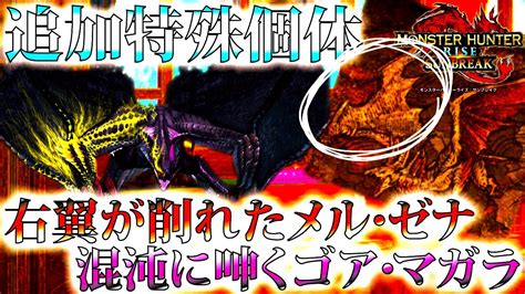 【サンブレイク】次の第3弾大型アプデ追加特殊個体のリスナー予想が熱過ぎる 絵巻物の右翼が削れたメルゼナ、ゴアマガラの特殊個体の混沌など【コメ返 モンハンライズ】 ゲーム情報【まとめ動画】