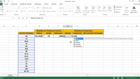 Varianza Y Desviacion Estandar Con Excel Youtube Hot Sex Picture