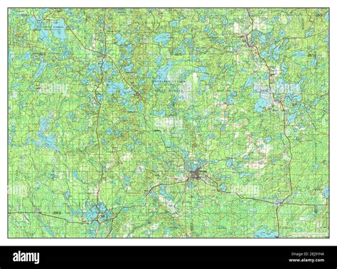 Map of rhinelander wisconsin Cut Out Stock Images & Pictures - Alamy