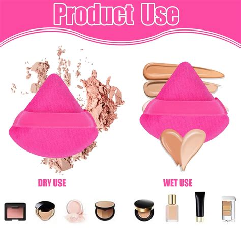 Ponges De Maquillage En Forme De Triangle Pour Le Visage Tampon De