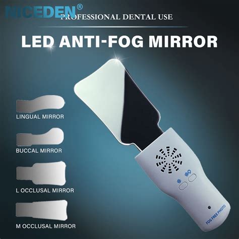 NICEDEN Dental Anti Niebla Espejos Set Dentista Fotografía Oral