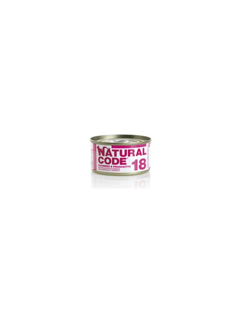 Natural Code Gatto 18 Sgombro E Prosciutto 85 Gr