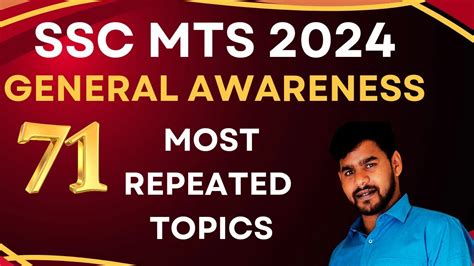 Ssc Mts Most Repeated Topics Ssc Mts General Awareness