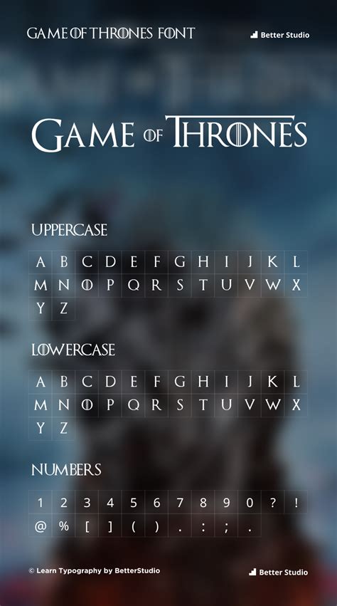 Game Of Thrones Font: Download Free Font & Logo