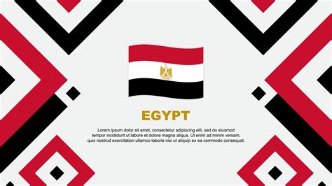 Egypt Flag Abstract Background Design Template. Egypt Independence Day ...