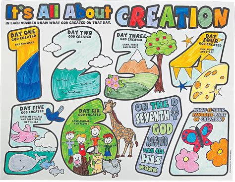 Religious Crafts: Color Your Own Creation Poster - Australia | Ubuy