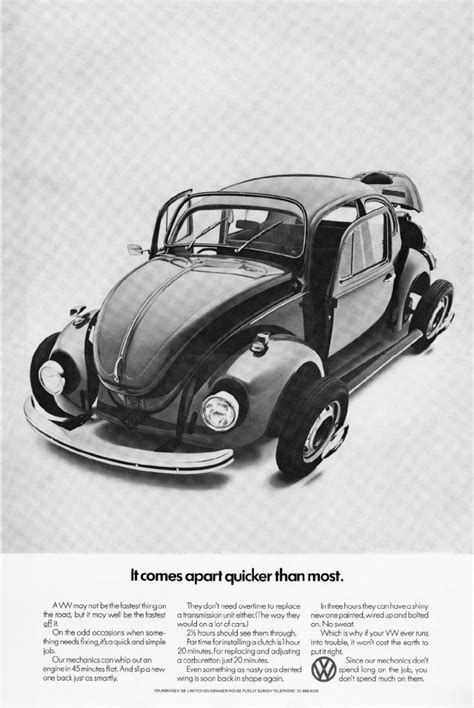 A Brief History Of Volkswagen Print Ads Artofit