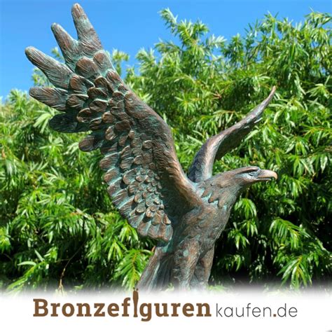 NR 21 | Geschenk 65 Geburtstag Mann ''Adler aus bronze'' 31 cm ...